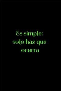 Es simple