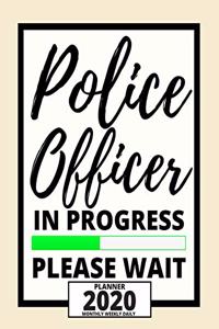 Police Officer In Progress Please Wait