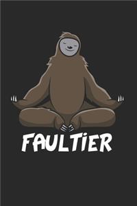 Faultier Notizbuch