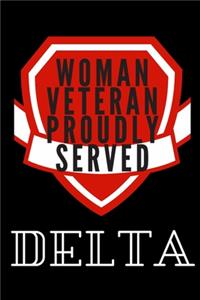 Woman Veteran Proudly Served