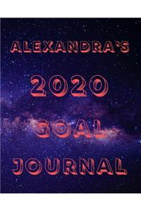 Alexandra's 2020 Goal Book