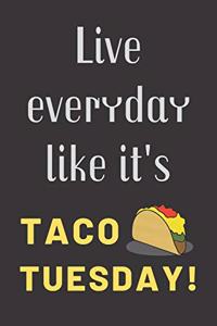 Live Everyday Like It's Taco Tuesday