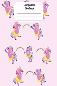 Unicorns and Rainbows Composition Notebook