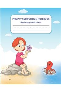 Primary Composition Notebook Handwriting Practice Paper I 102 Page