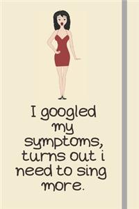 I googled my symptoms, turns out i need to sing more.