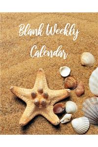 Blank Weekly Calendar