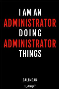 Calendar for Administrators / Administrator