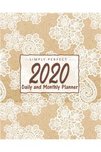 2020 Monthly and Daily Planner