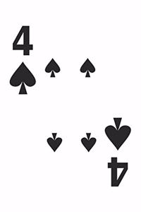 Four Of Spades Notebook