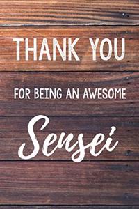 Thank You For Being An Awesome Sensei