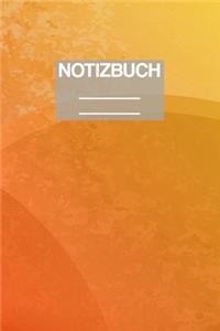 Notizbuch A5 Muster Abstrakt Orange Rot Farbe Muster