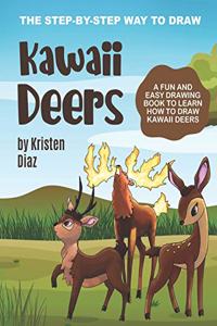 Step-by-Step Way to Draw Kawaii Deers