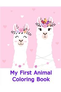 My First Animal Coloring Book