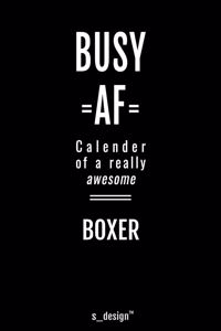 Calendar 2020 for Boxers / Boxer