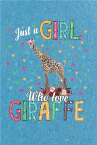 Just a girl who love giraffe