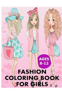Fashion Coloring Books for Girls Ages 8 - 12. Fashion Coloring Books for Girls. Fashion Coloring Books for Kids. Fashion Coloring Books