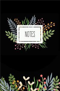 Notes: Beautiful Flower Journal for Women 6X9