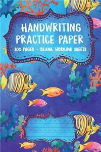 Handwriting Practice Paper