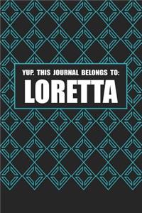 Yup. This Journal Belongs to Loretta