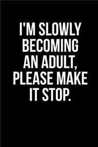 I'm Slowly Becoming an Adult