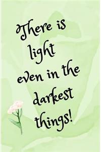 There is Light Even in the Darkest Things