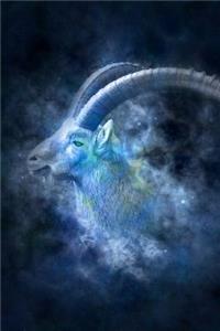 Cool Blue Zodiac Horoscope Capricorn the Goat Journal