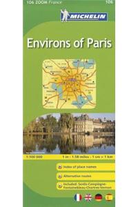 Map 0106 Environs of Paris