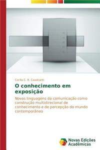 O conhecimento em exposição