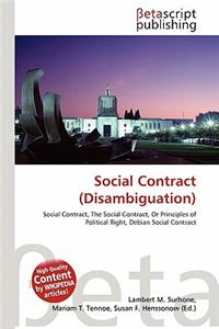 Social Contract (Disambiguation)