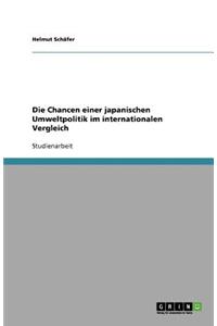 Die Chancen einer japanischen Umweltpolitik im internationalen Vergleich