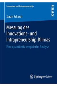 Messung des Innovations- und Intrapreneurship-Klimas