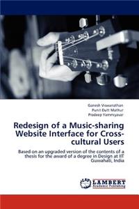 Redesign of a Music-sharing Website Interface for Cross-cultural Users