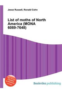 List of Moths of North America (Mona 6089-7648)