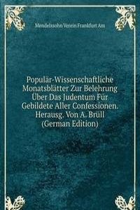 Popular-Wissenschaftliche Monatsblatter