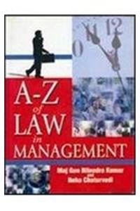 A-Z of Law  in  Management