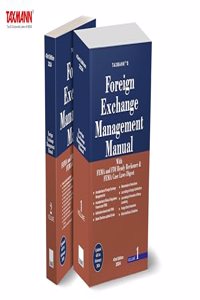 Taxmann's FEMA Manual | Set of 2 Vols. â€“ Compendium of amended, updated & annotated text of Acts, Rules/Regulations, Notifications, Master Directions, Case Laws etc., on FEMA, FCRA, PMLA & FDI