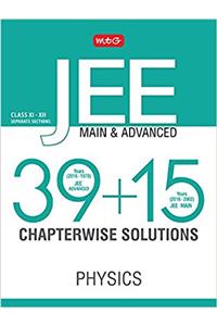 39 + 15 Years Chapterwise Solutions Physics for JEE (Adv + Main)