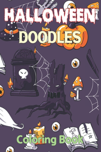 Halloween Dooodles Coloring Book