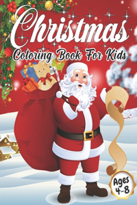 Christmas Coloring Book for Kids Ages 4-8