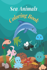 Sea Animals Coloring Book