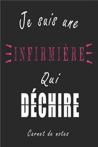 Je Suis une Infirmière qui Déchire Carnet de notes