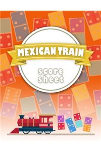 Mexican Train Score Sheet
