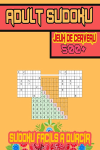 Jeux de Cerveau Adult Sudoku 500 Sudoku Faciles a Durcir
