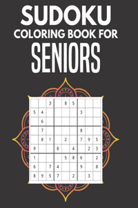 Sudoku Coloring Book For Seniors