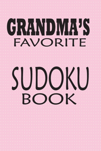 Grandma's Favorite Sudoku Book