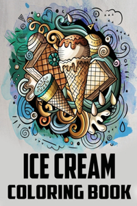 Ice Cream Coloring Book