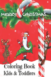 Merry Christmas Coloring Book For Kids and Toddlers