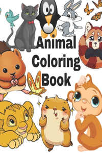 Animal coloring book