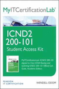 CCNA Routing and Switching ICND2 200-101 Official Cert Guide MyITCertificationlab -- Access Card