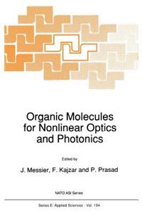 Organic Molecules for Nonlinear Optics and Photonics